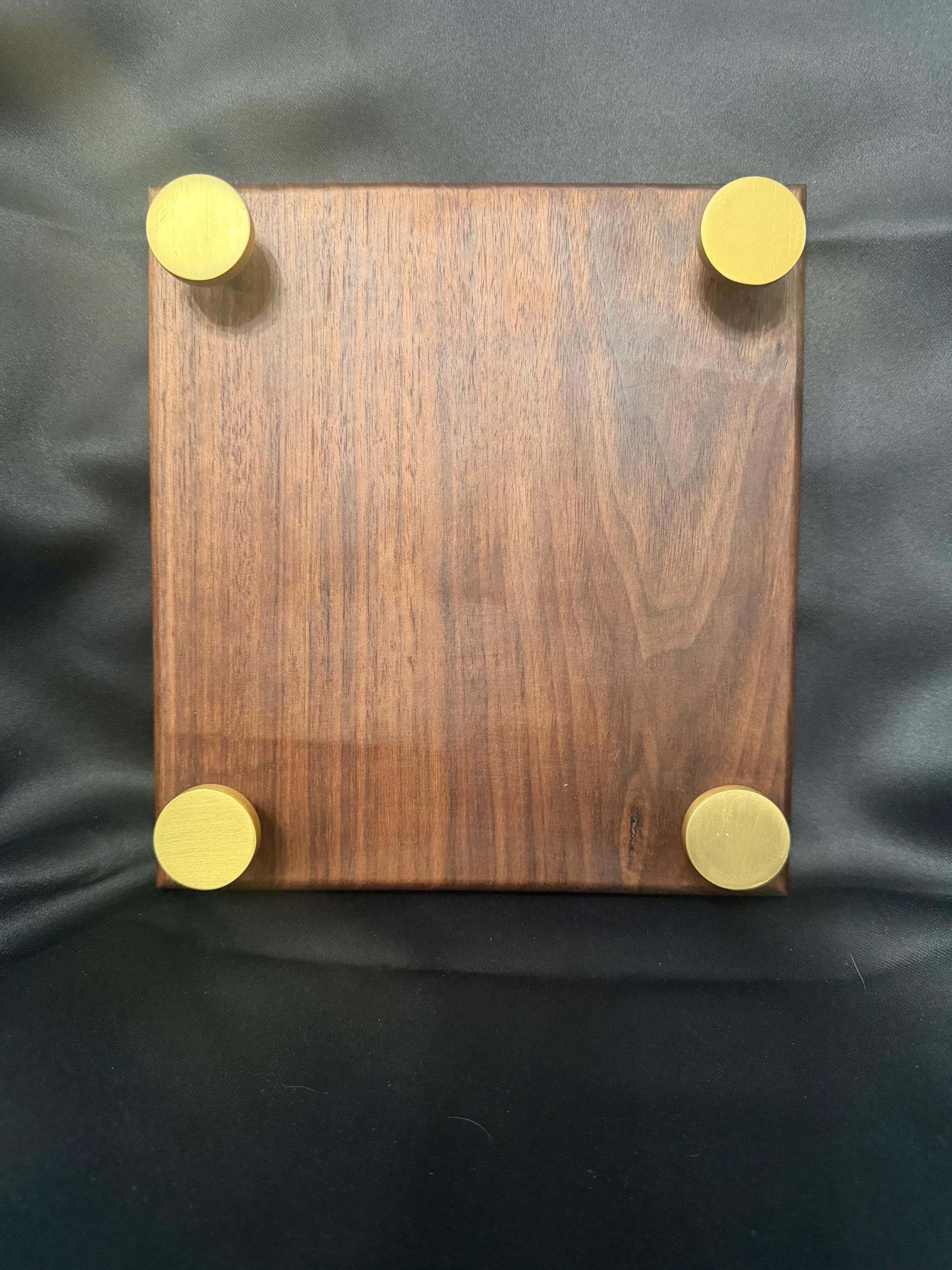 Handmade wooden centerpiece