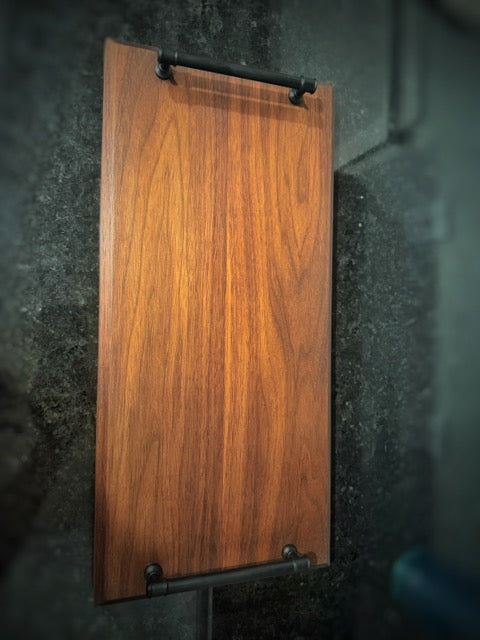 Handmade Walnut face grain service tray