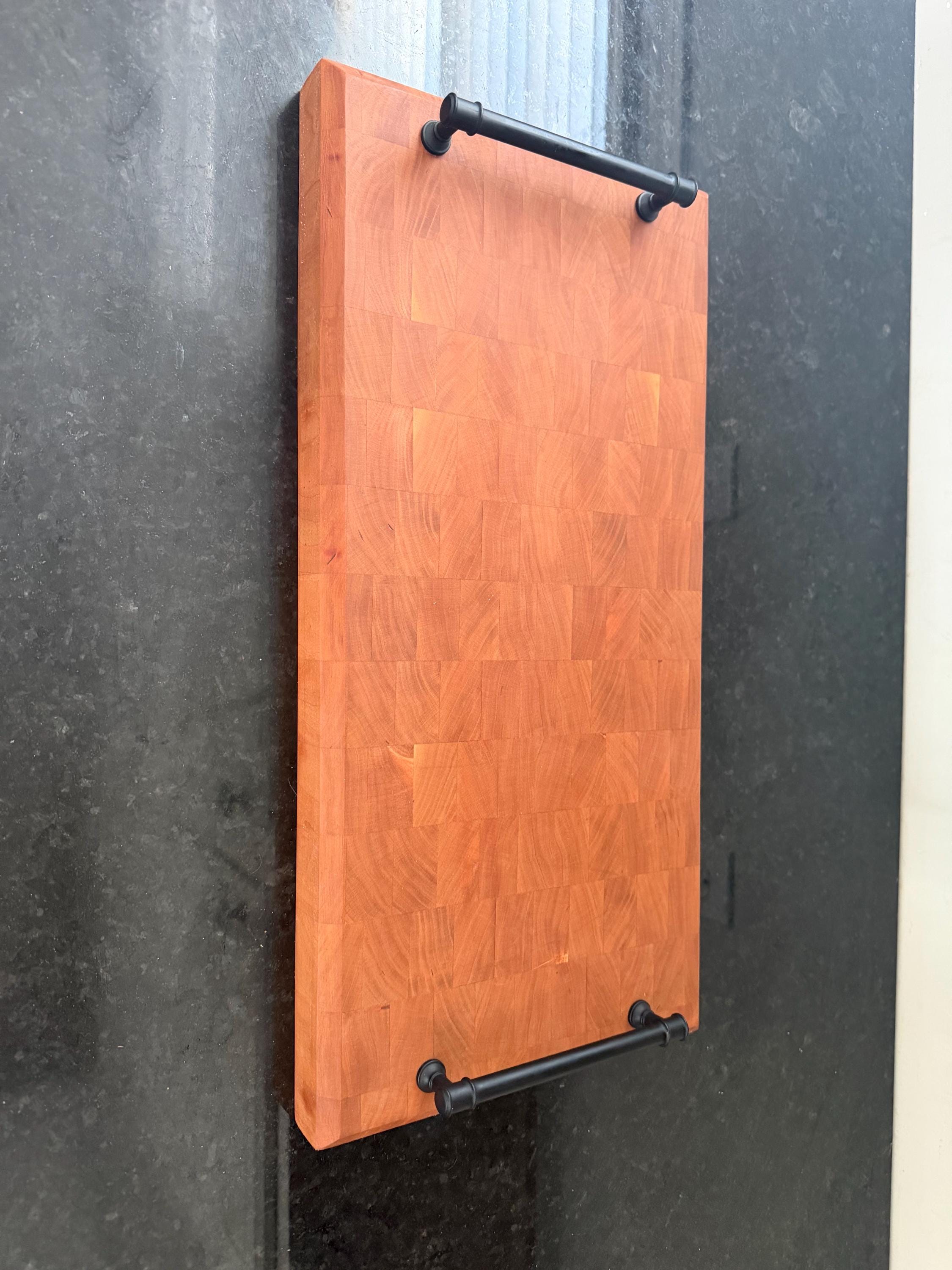 Handmade Cherry end grain service tray