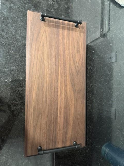 Handmade Walnut face grain service tray