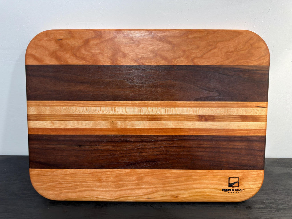 Cherry and Walnut Cutting board